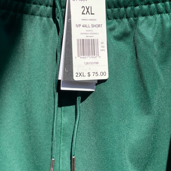 ADIDAS IVY PARK 4ALL UNISEX SHORTS H25163 GREEN - Picture 4 of 9